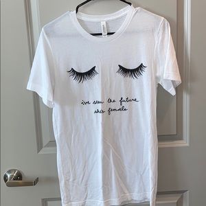 White graphic tshirt